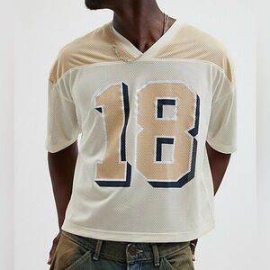 NWT Urban Outfitters #18 Mesh Football Jersey